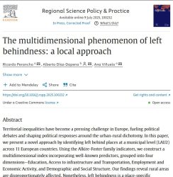 Lee más sobre el artículo ¡Nueva publicación! The multidimensional phenomenon of left behindness